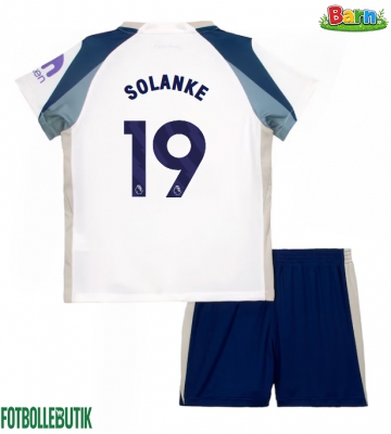 Tottenham Hotspur Dominic Solanke #19 Hemmaställ Barn 2025-26 Kortärmad (+ Korta byxor)
